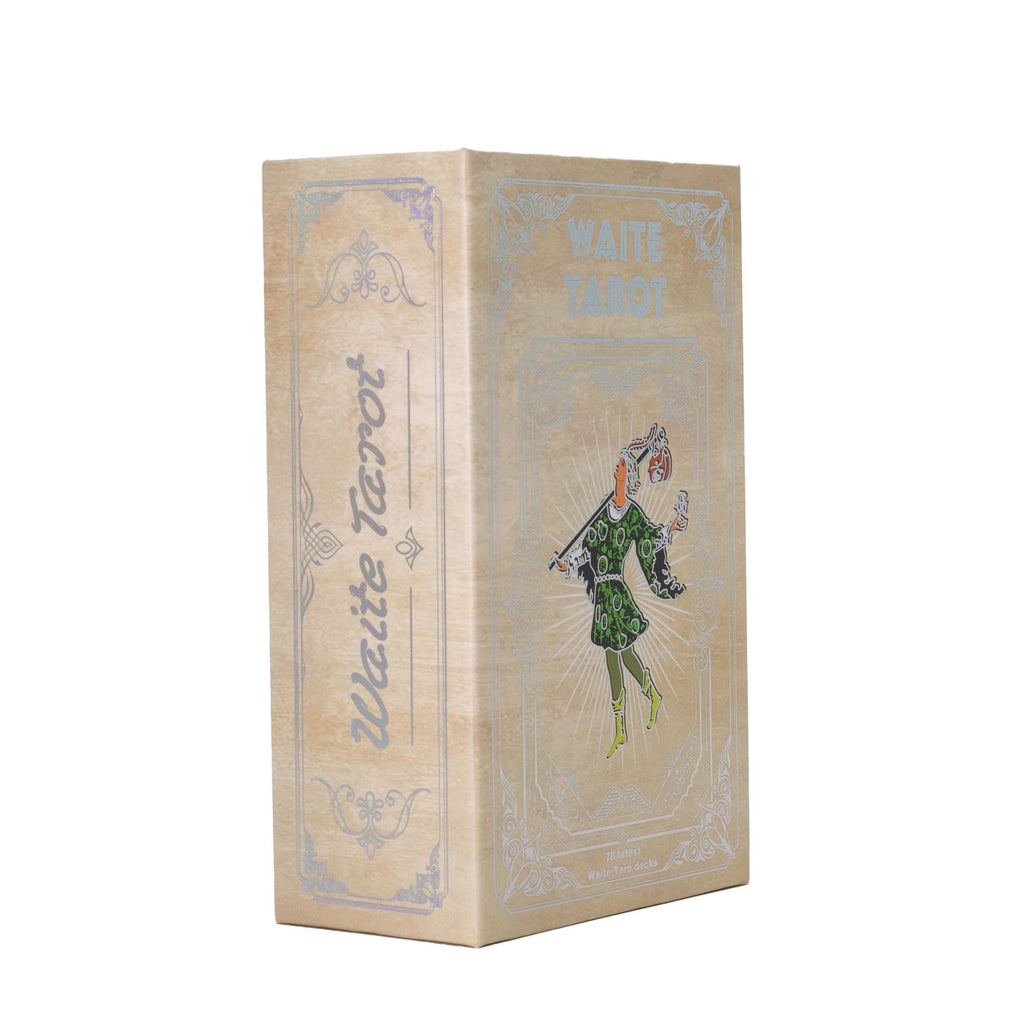 Ezüstfóliás Waite tarot kártya szett - füzettel
