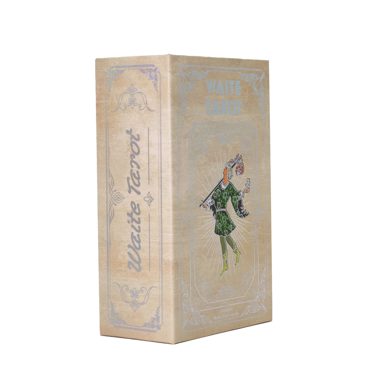 Ezüstfóliás Waite tarot kártya szett - füzettel