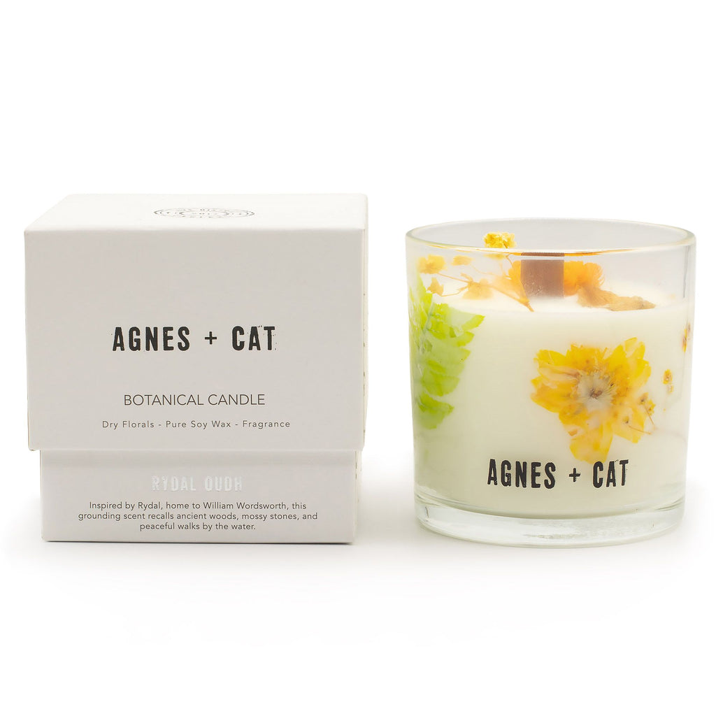 Agnes + Cat botanická svíčka ze sójového vosku – Rydal Oudh