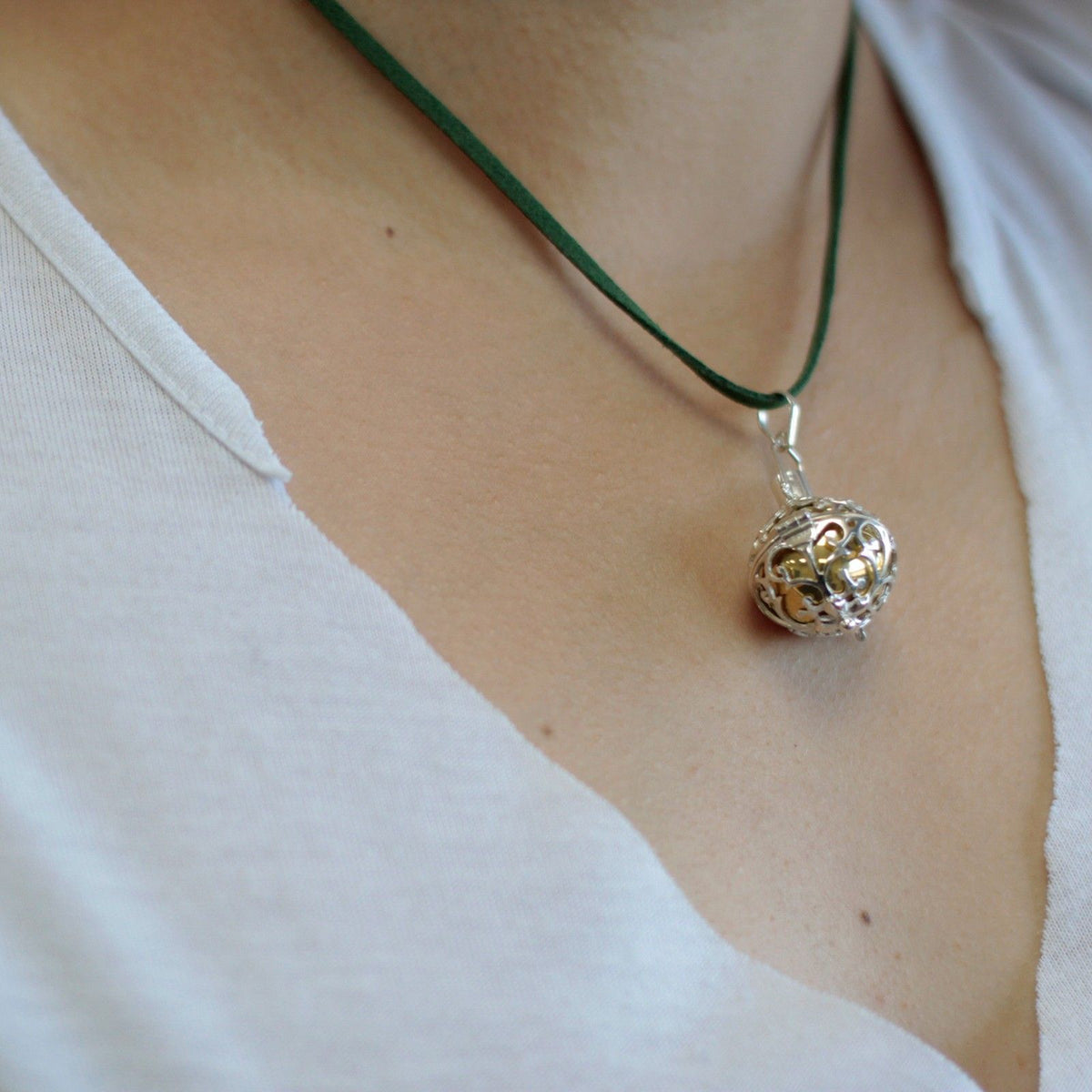 Ezüst angyalcsengő - gyógyítás - 23 mm