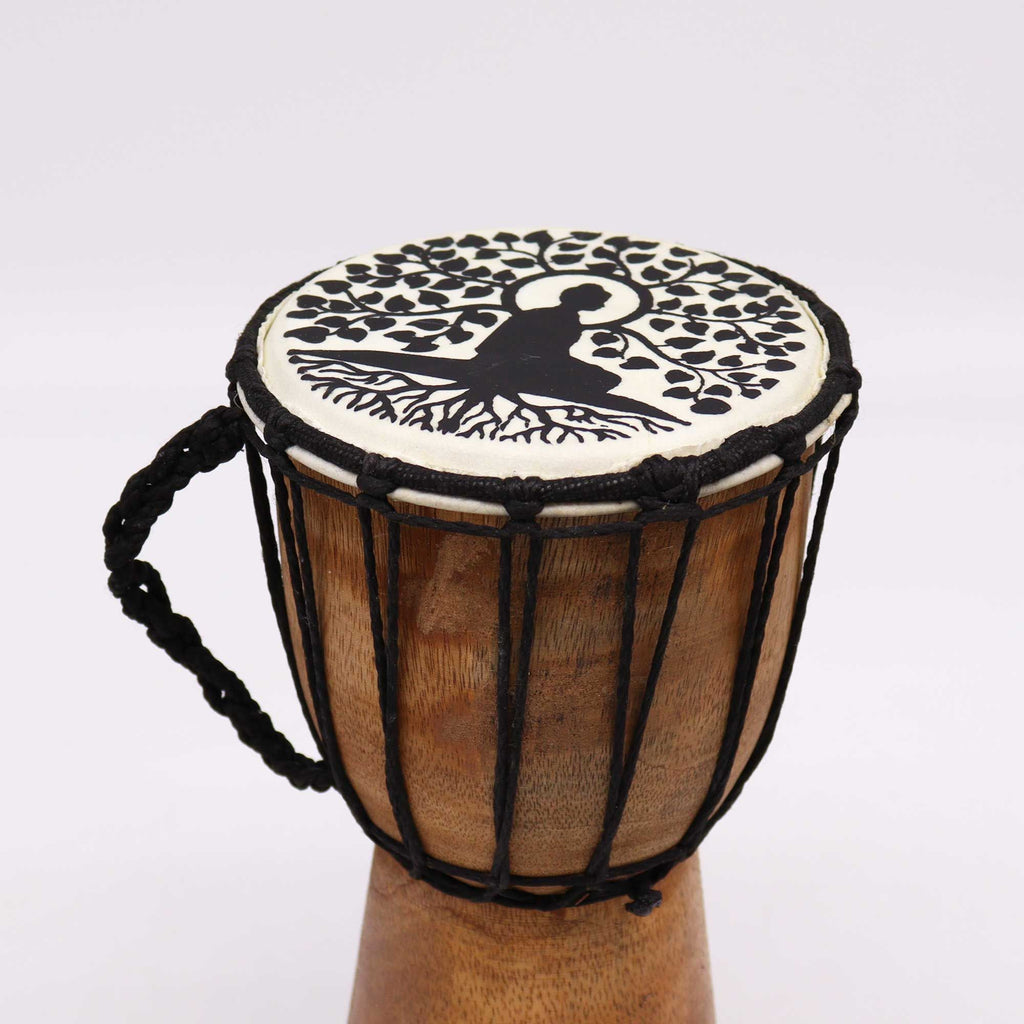 Ručne vyrobený bubon djembe so širokým vrchom – 25cm