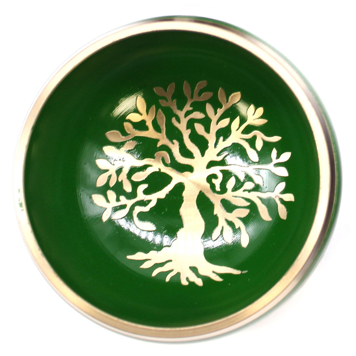 Klangschalen-Set Lebensbaum – Grün 10.7cm