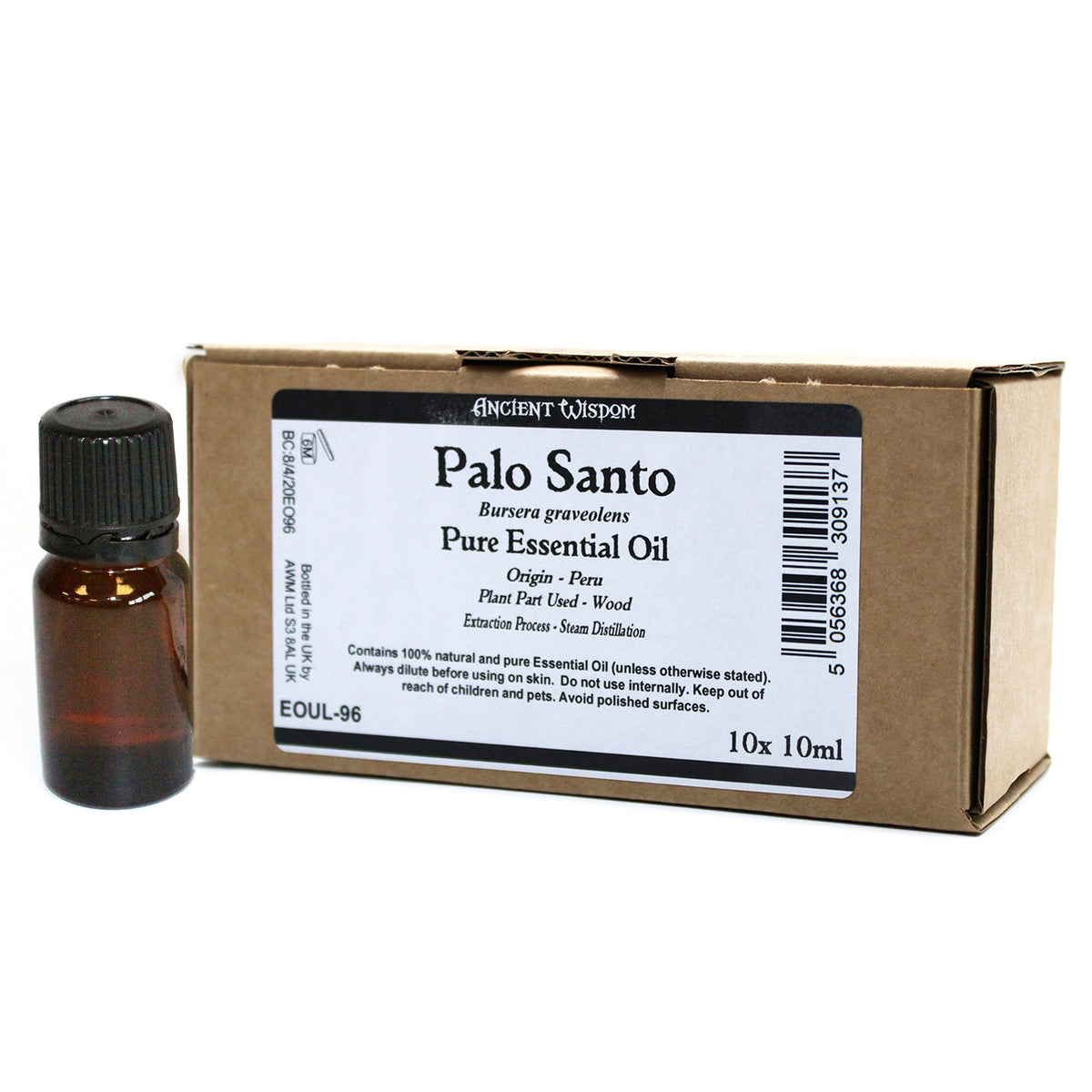 10x 10 ml Palo Santo illóolaj - címke nélkül