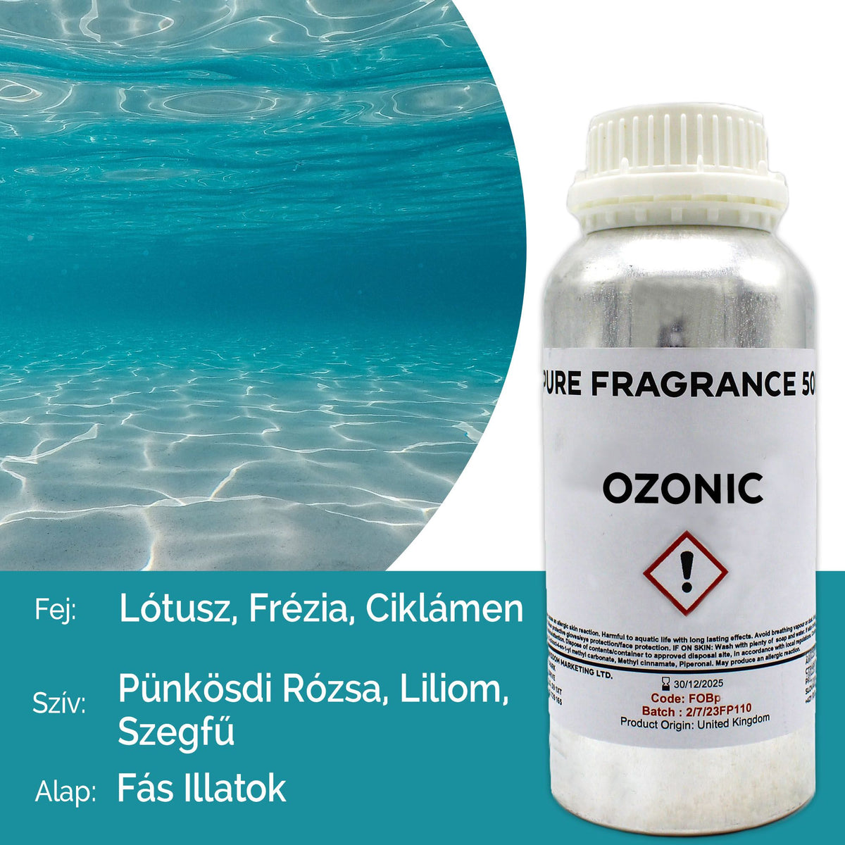 Ozonic Pure Fragrance Oil - 500ml
