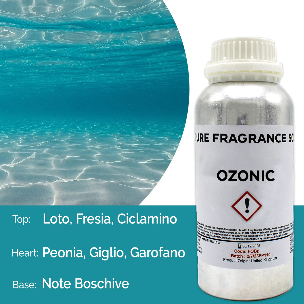 Ozonic Pure Fragrance Oil - 500ml