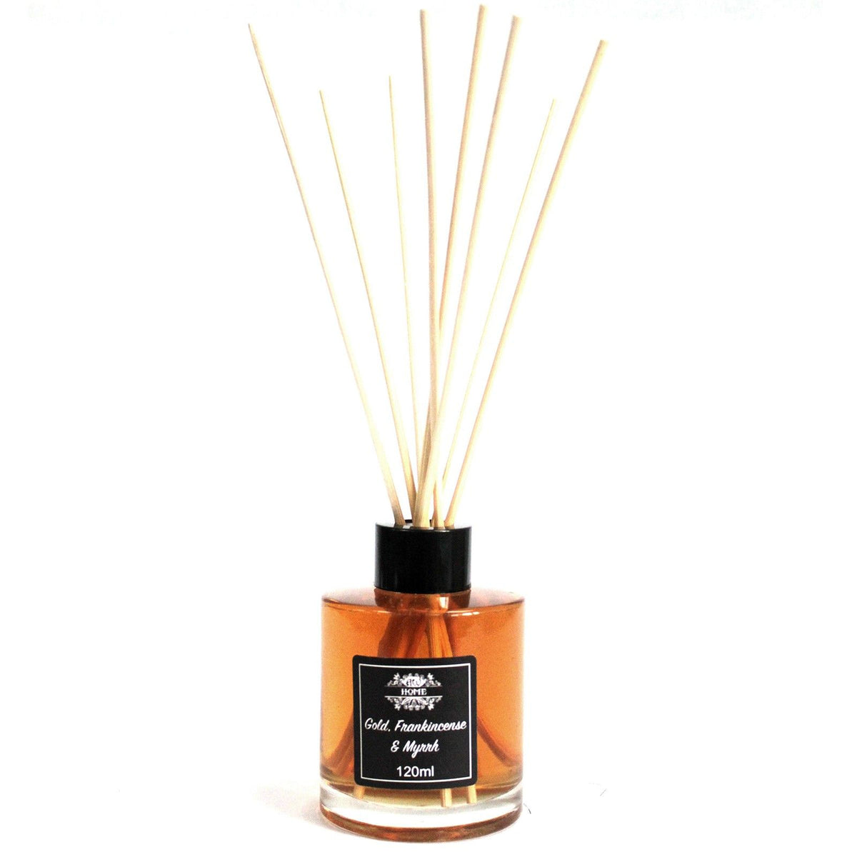 120 ml nádpálcás illatosító - arany, tömjén és mirha