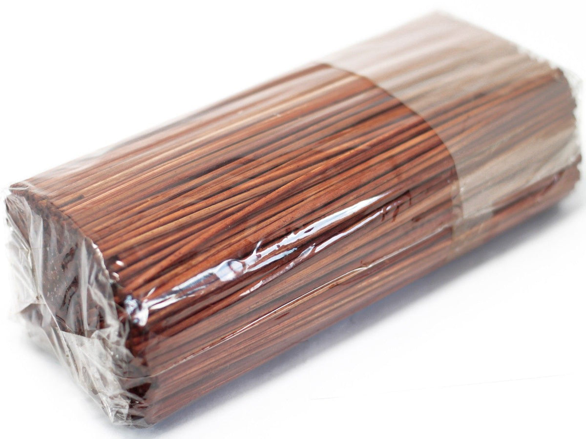 Sötétbarna illatosító nádpálcák - 25 cm x 3 mm - 500 g