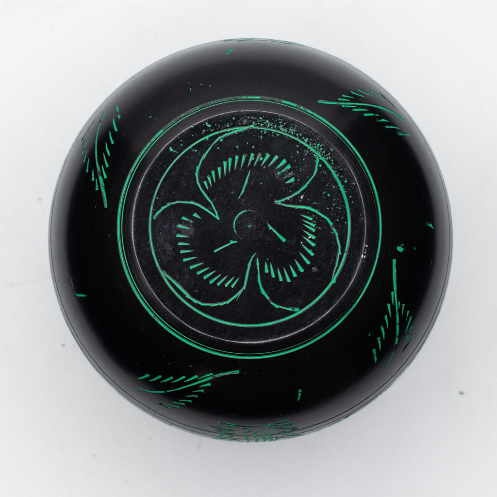 Üst hangtál - varázsgomba - zöld (15 cm)