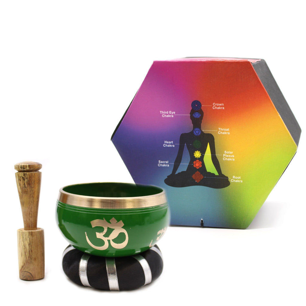Klangschalen-Set Lebensbaum – Grün 10.7cm