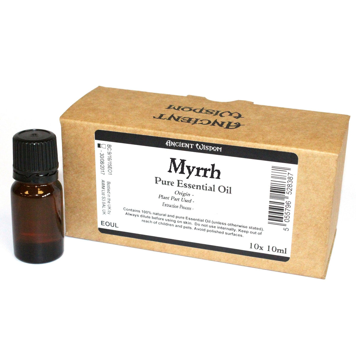 10x 10 ml mirha illóolaj - címke nélkül