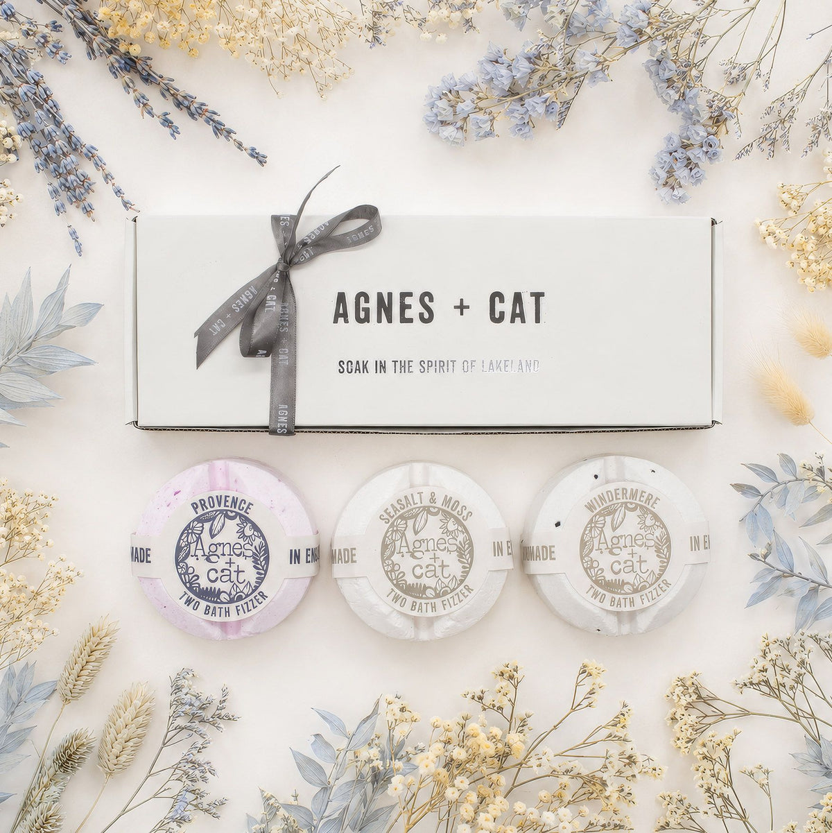 Agnes + Cat jellegzetes illatú fürdőgolyó ajándékszett
