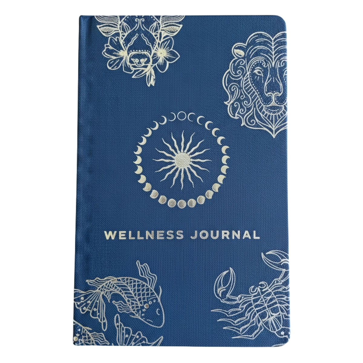 Éjkék wellness napló - 120 oldal - ezüst zodiákus