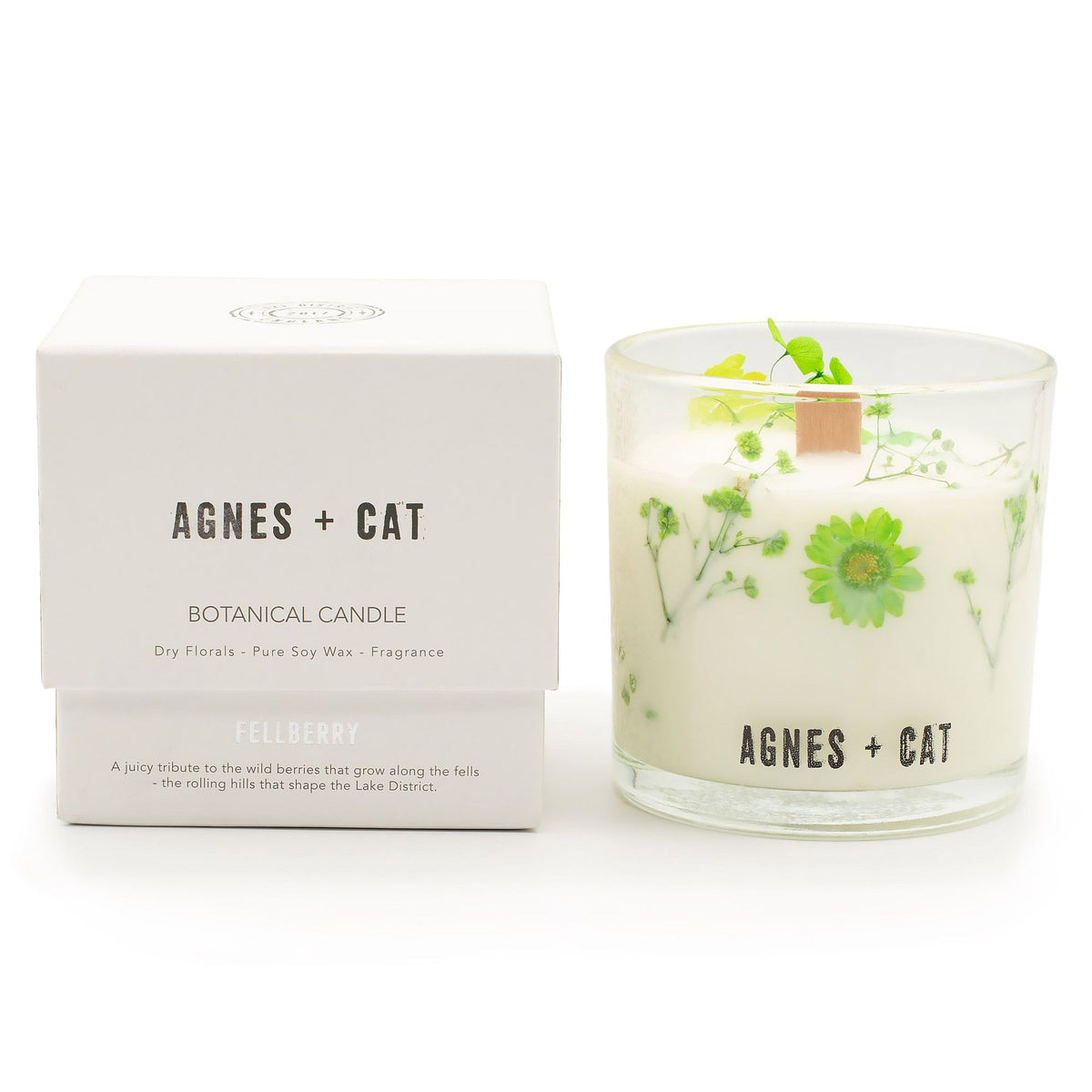 Agnes + Cat botanikus szójagyertya - Fellberry