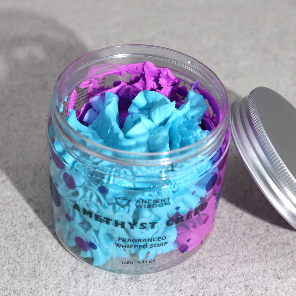 Šľahané krémové mydlo Amethyst Creed 120g