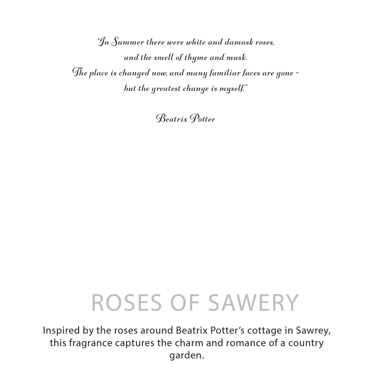 Agnes + Cat Botanische Sojawachskerze – Roses of Sawrey