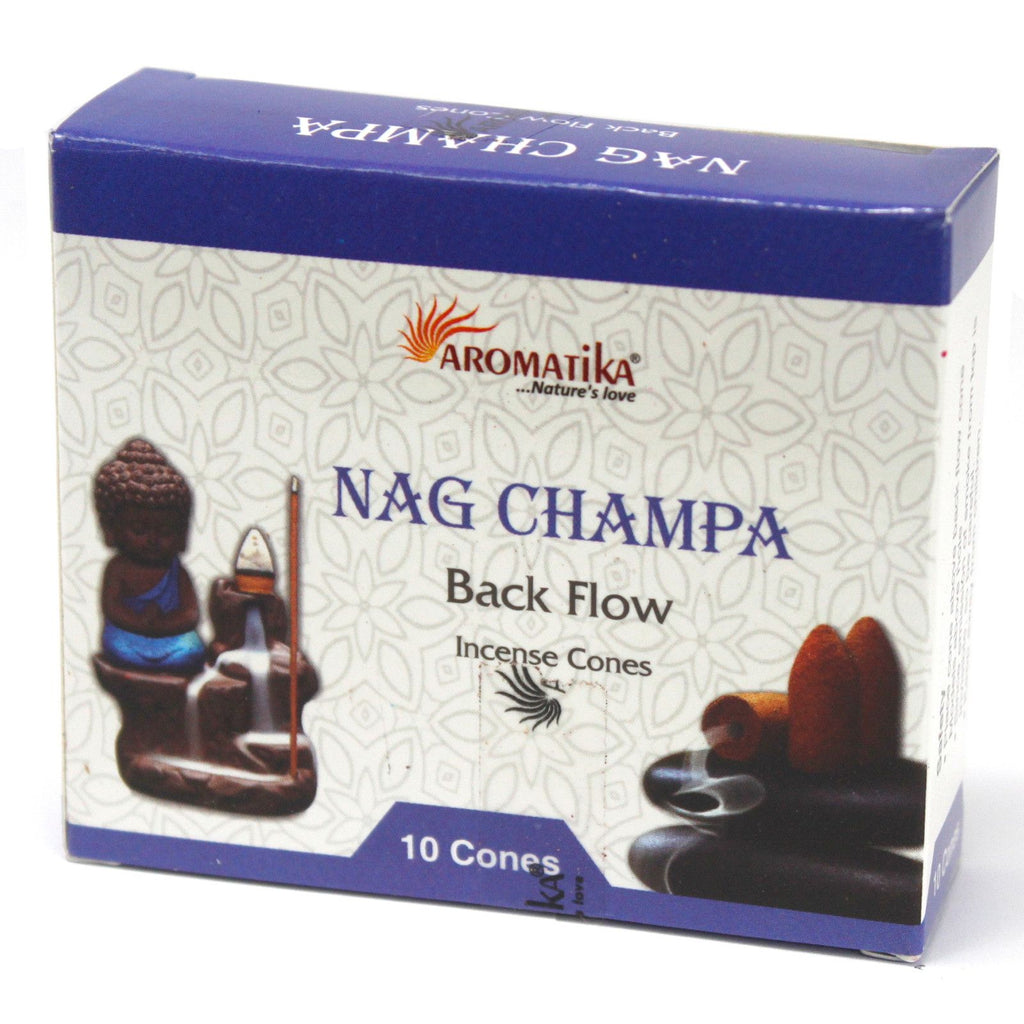 Aromatica visszafolyós füstölőkúp – nag champa