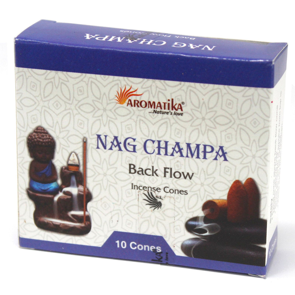 Aromatica visszafolyós füstölőkúp – nag champa