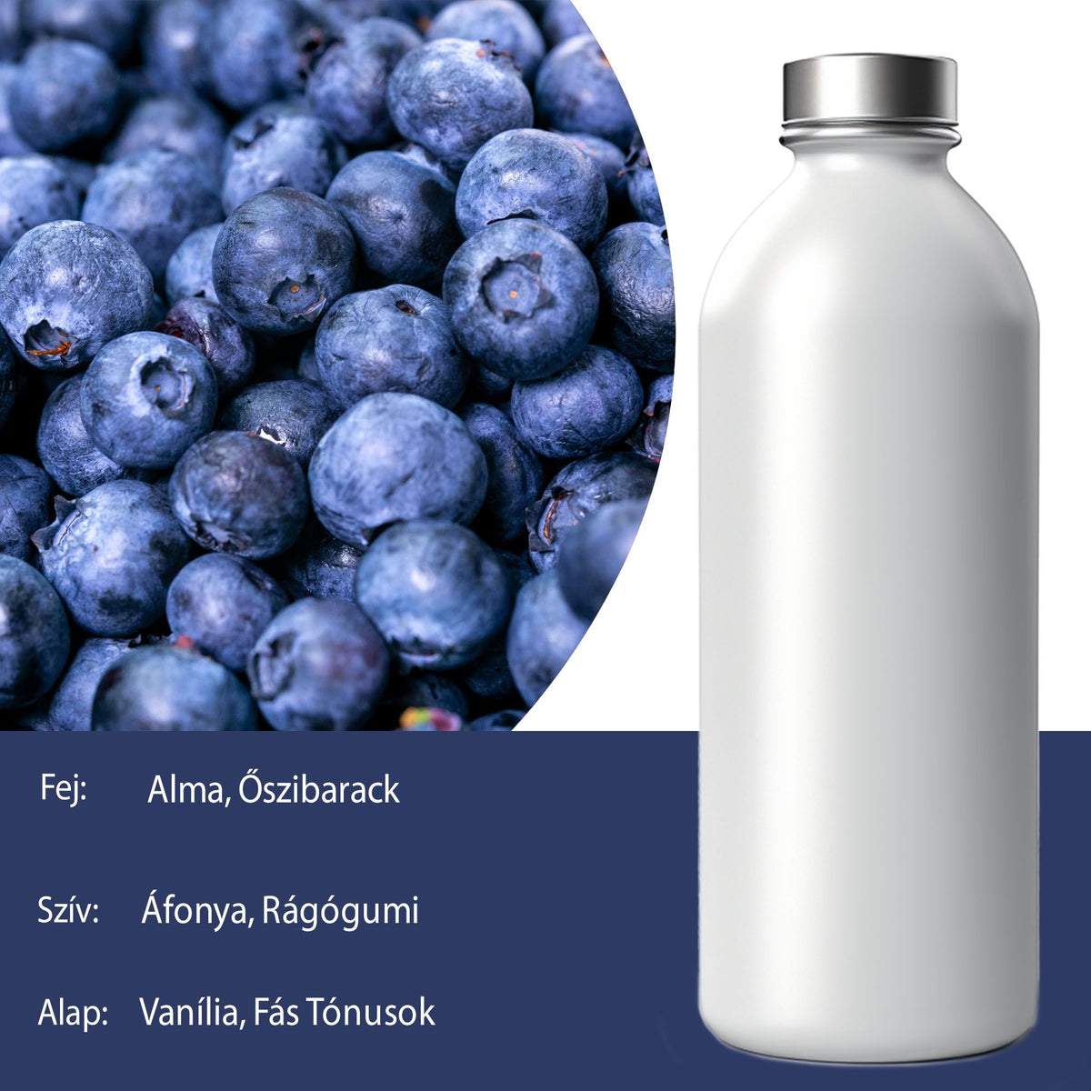 Fekete áfonya tiszta parfümolaj - 500 ml