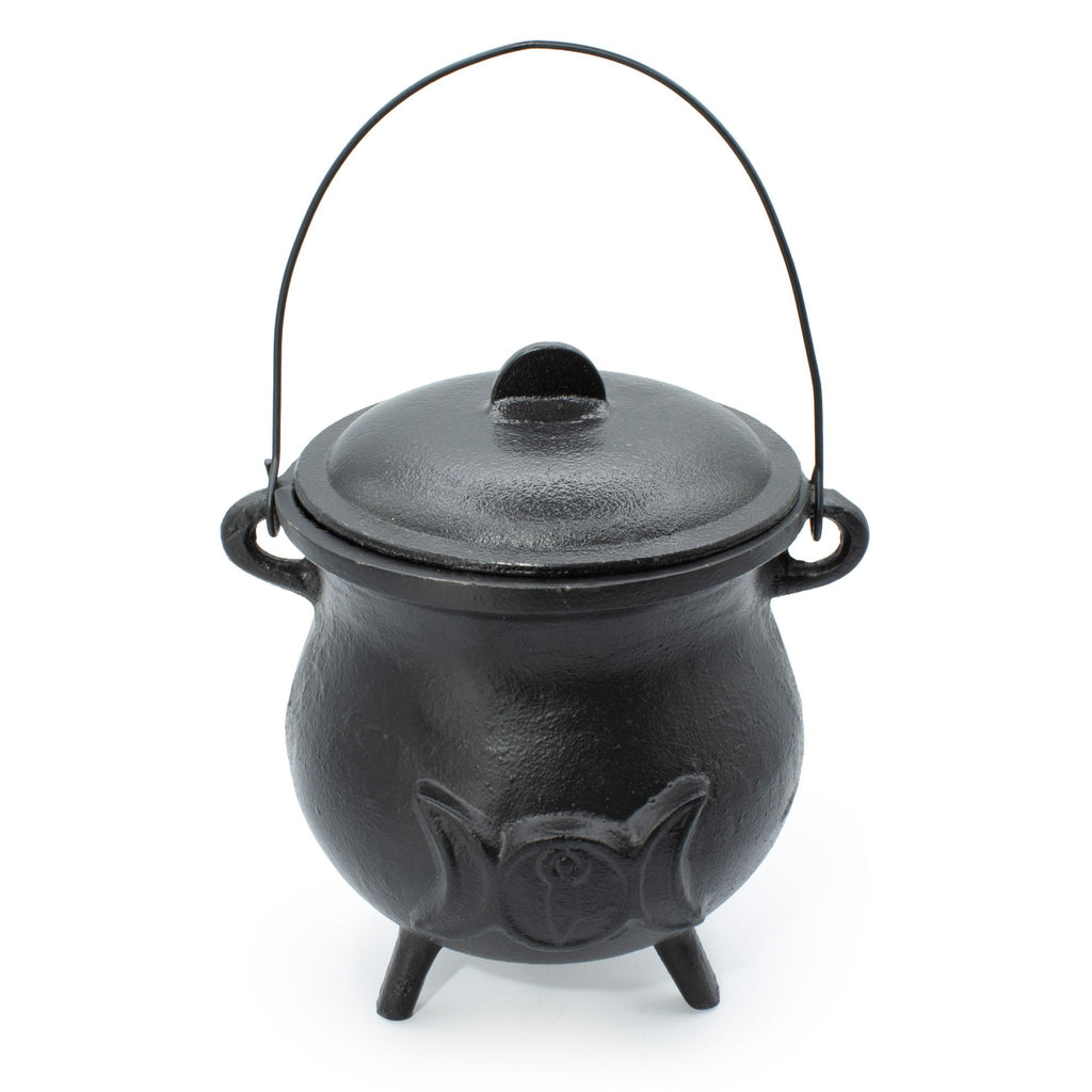 Extra veľký liatinový kotlík s trojitým mesiacom 23x18cm (minimálne 4kg)