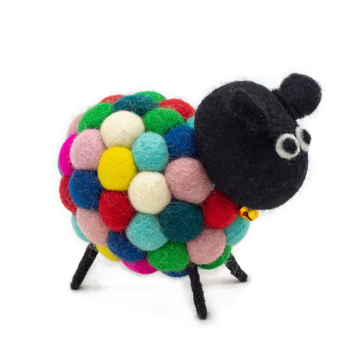 Kleines Filzschaf – Bunt