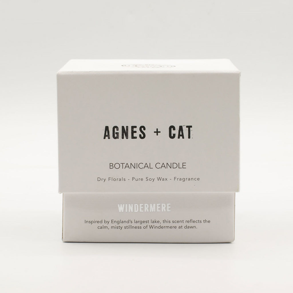 Agnes + Cat botanikus szójagyertya - Windermere