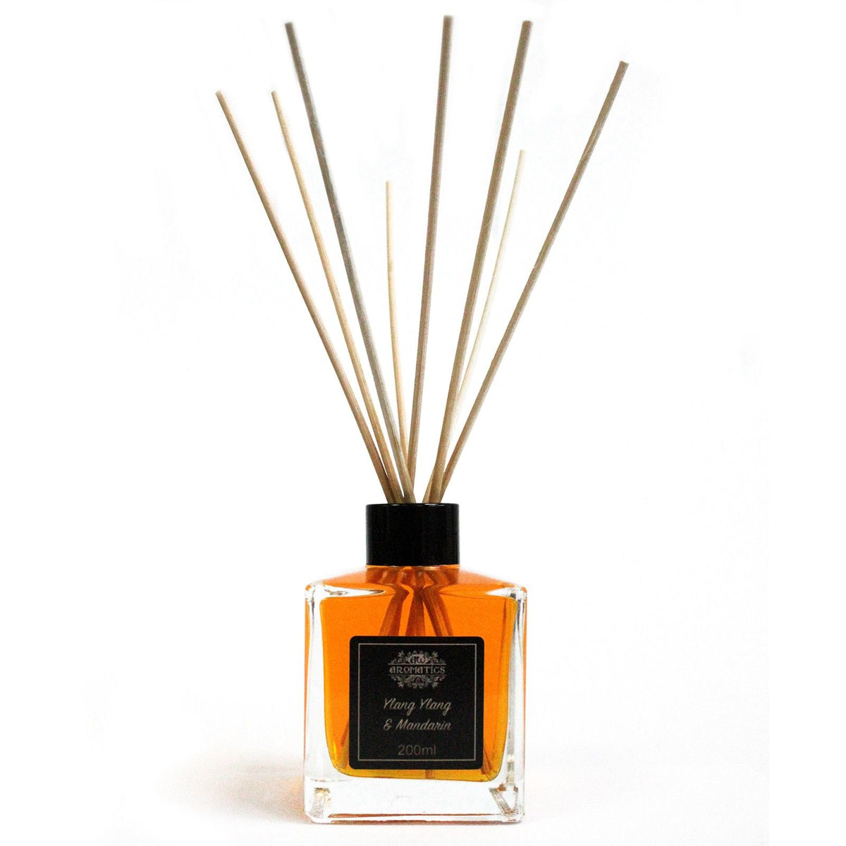 200 ml ylang ylang és mandarin illóolajos nádpálcás illatosító