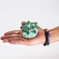 Crafted Quartz Cluster - Green Ghost Quartz (approx 250-300gm 8cm)