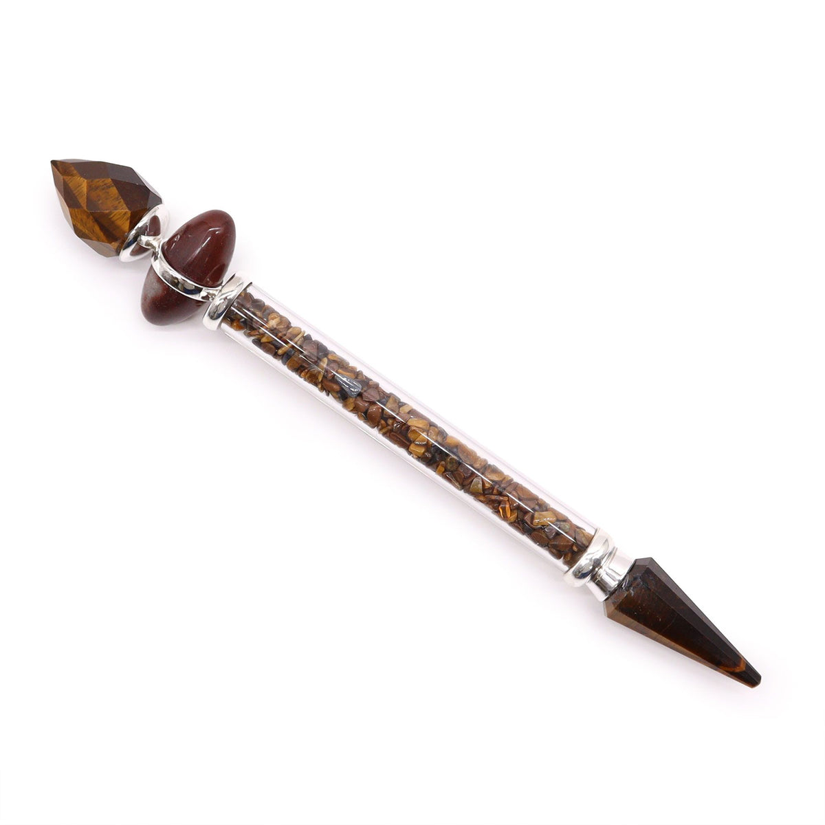 Shiva lingam varázspálca - tigrisszem - önbizalom