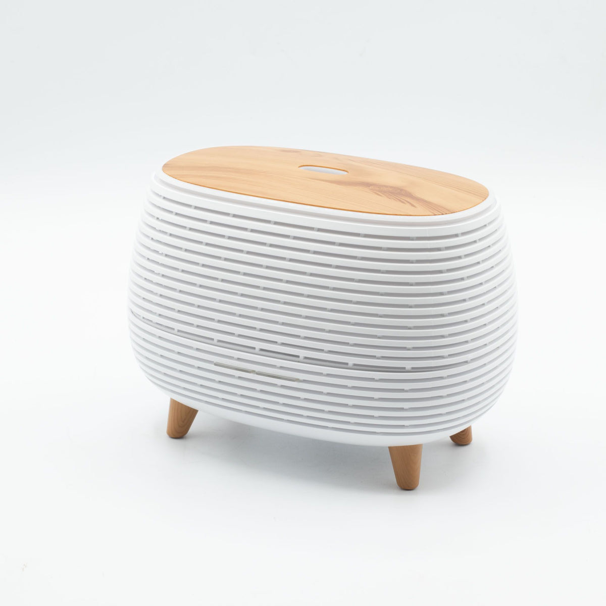 Futuristischer geriffelter Aroma-Diffuser mit Farbwechsel-Licht