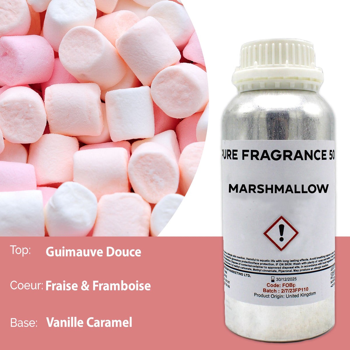 Marshmallow Pure Fragrance Oil - 500ml