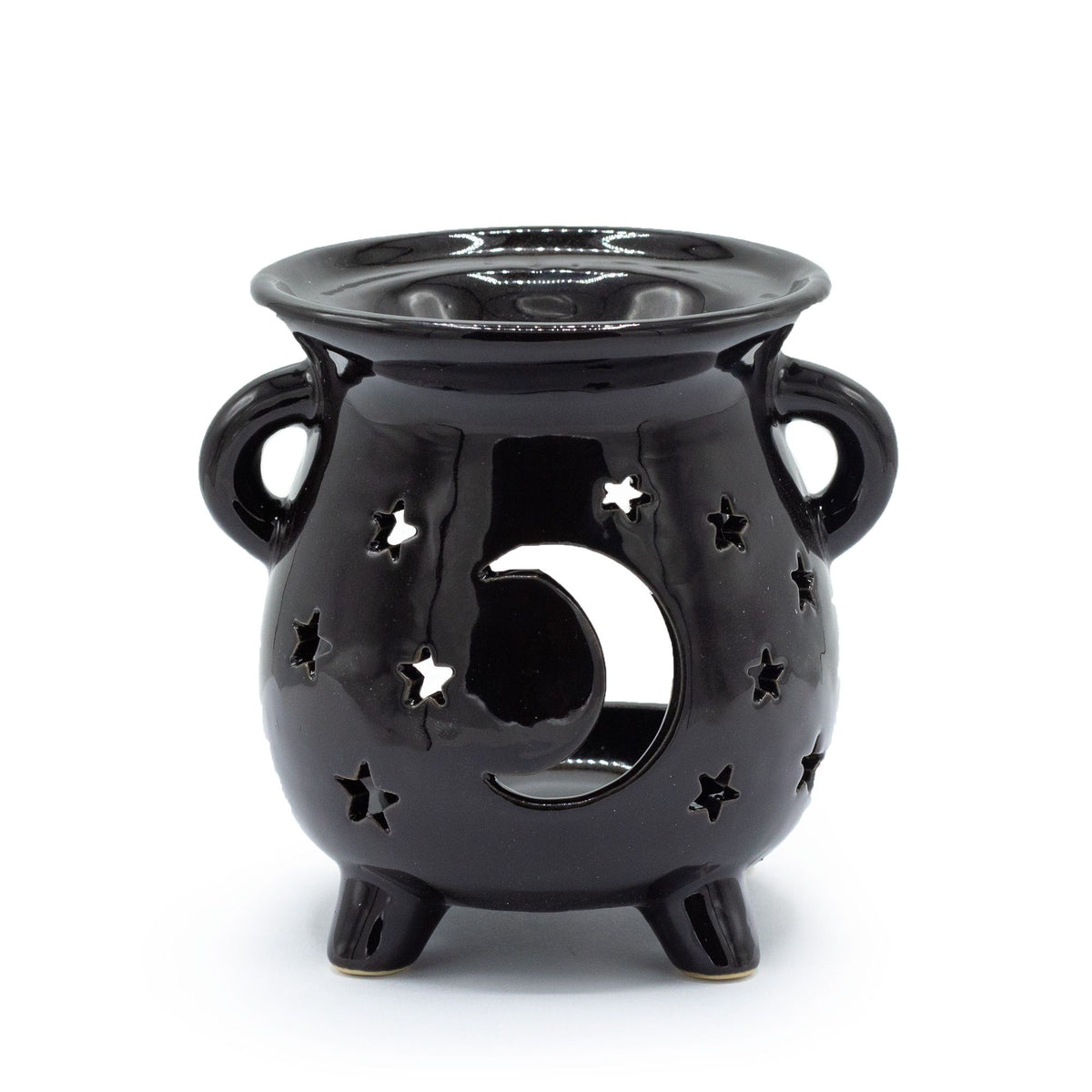Caildren Duftlampe – Mond & Sterne – Schwarz