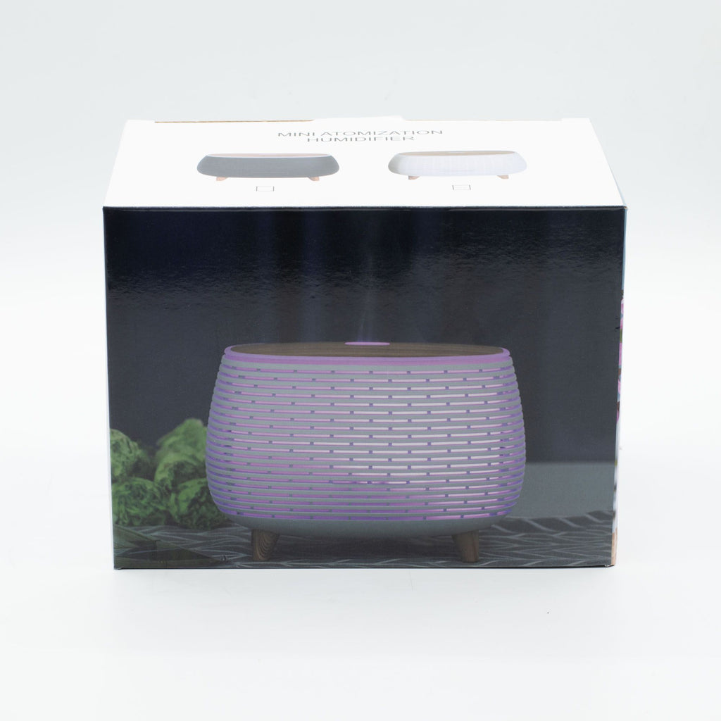 Futuristischer geriffelter Aroma-Diffuser mit Farbwechsel-Licht