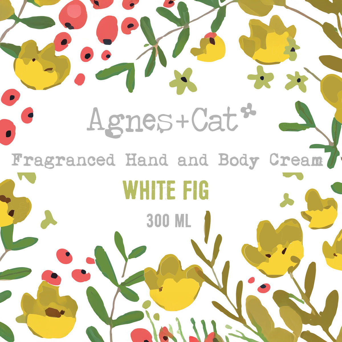 Hand & Body Cream - White Fig - 300ml