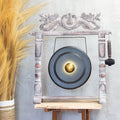 Medium Gong in Stand - 35cm - Black