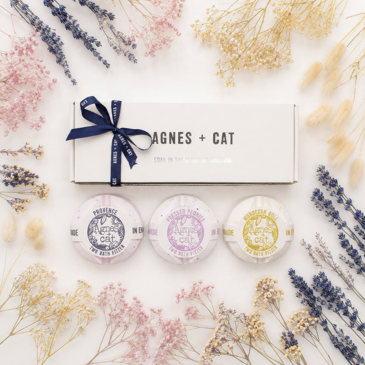 Agnes + Cat Secret Garden fürdőgolyó ajándékszett