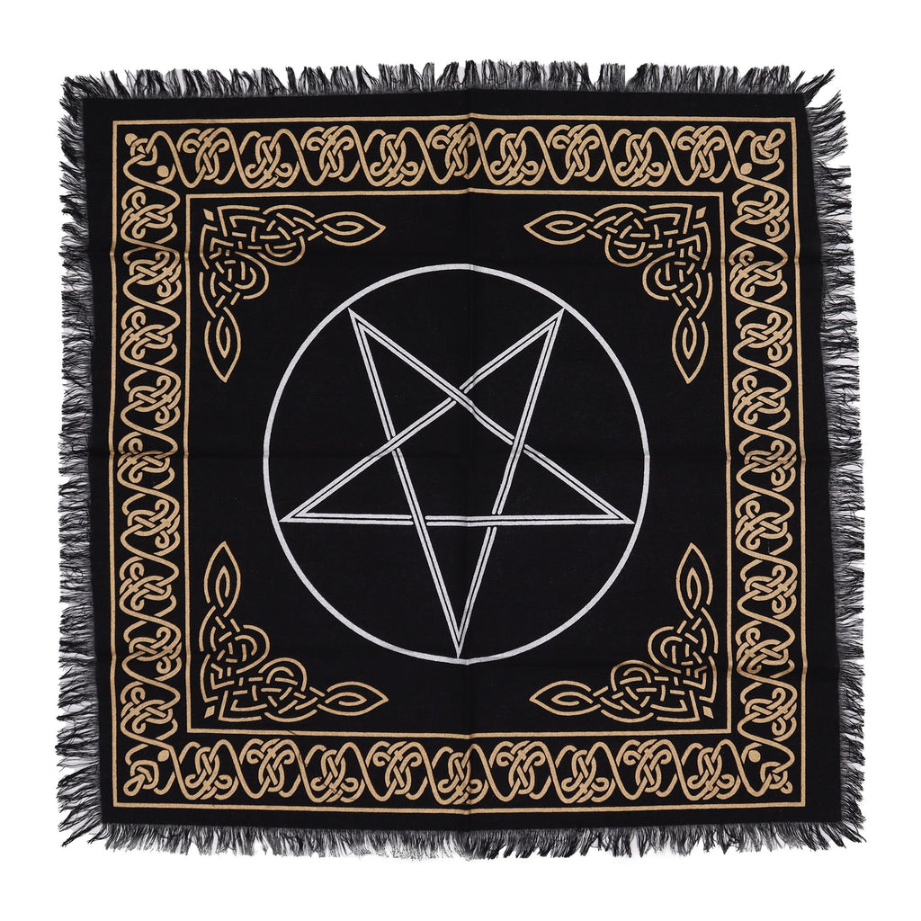 Rojtos oltárkendő - pentagram