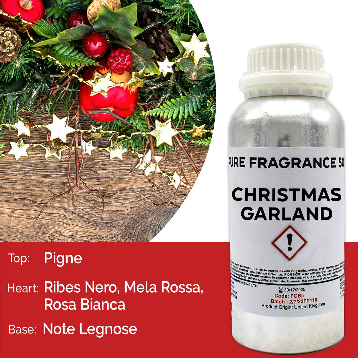 Christmas Garland Pure Fragrance Oil - 500ml