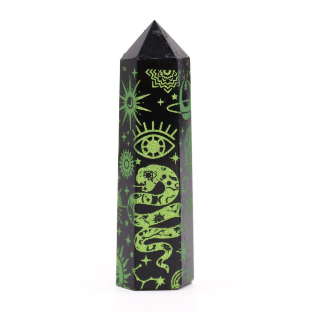 Fekete obszidián hegy - Mystic Story, erdőzöld