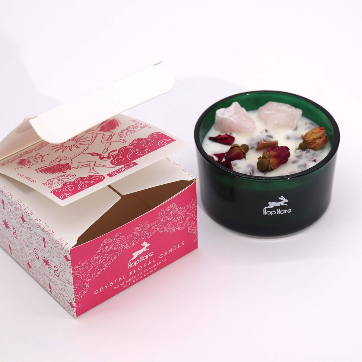 Hop Hare Crystal Magic Blumenkerze – Die Liebenden
