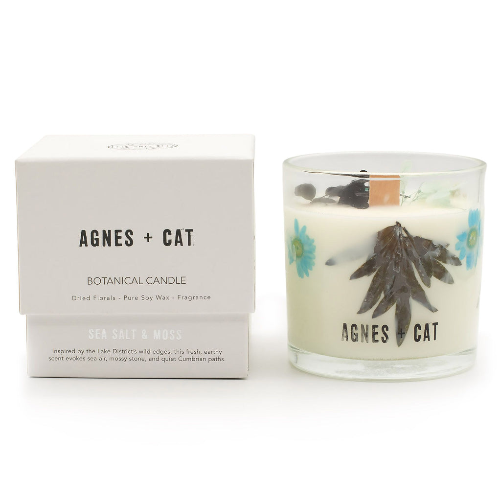 Agnes + Cat botanikus szójagyertya - Seasalt & Moss