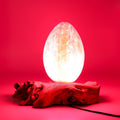 DriftGlow lámpa repedezett üveg tojás búra - narancs