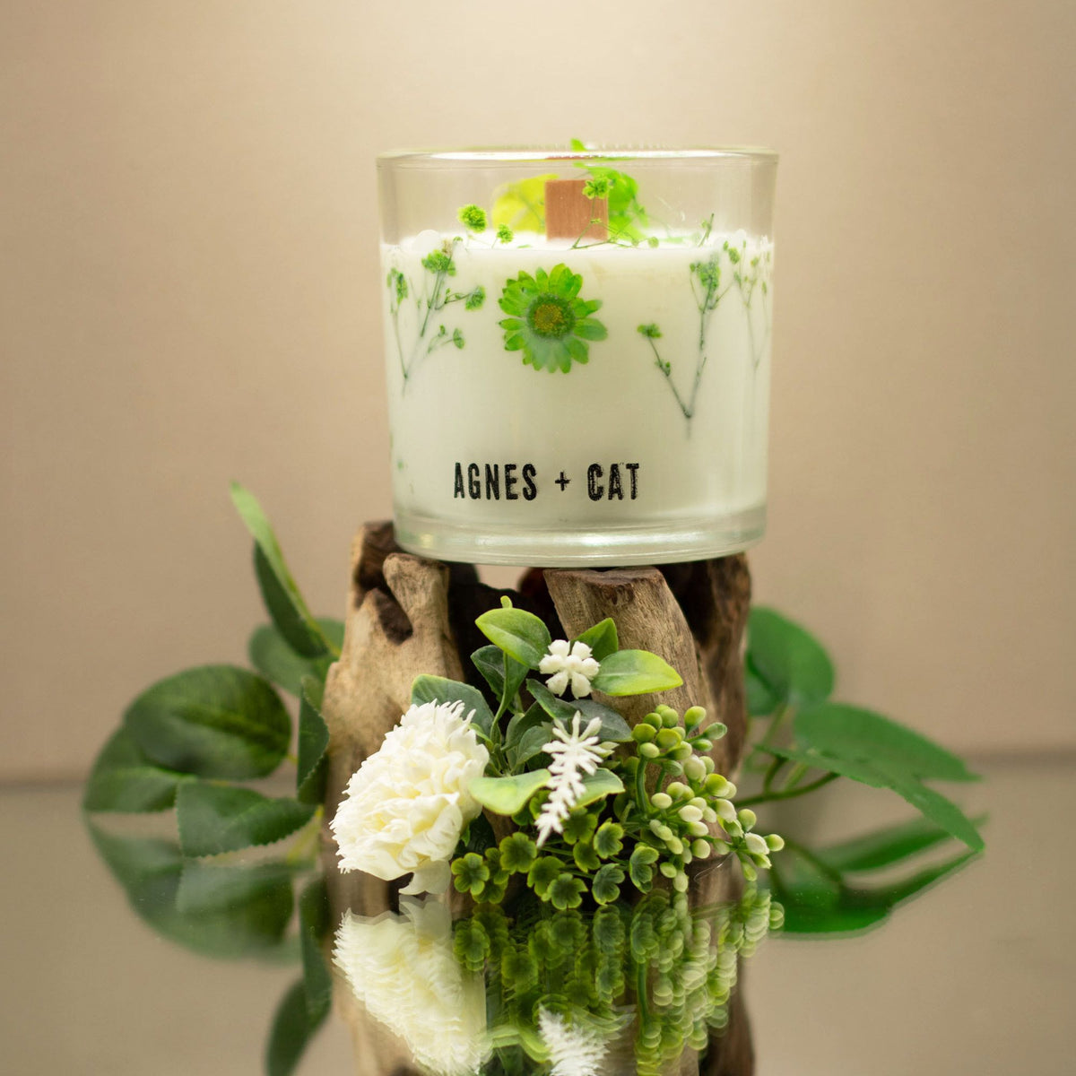 Agnes + Cat botanická sviečka zo sójového vosku – Fellberry