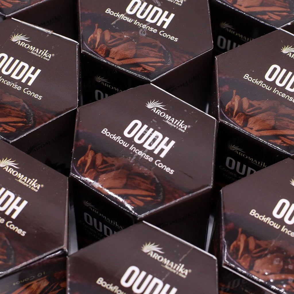 Masala visszafolyós füstölőkúp, 10 db – oudh