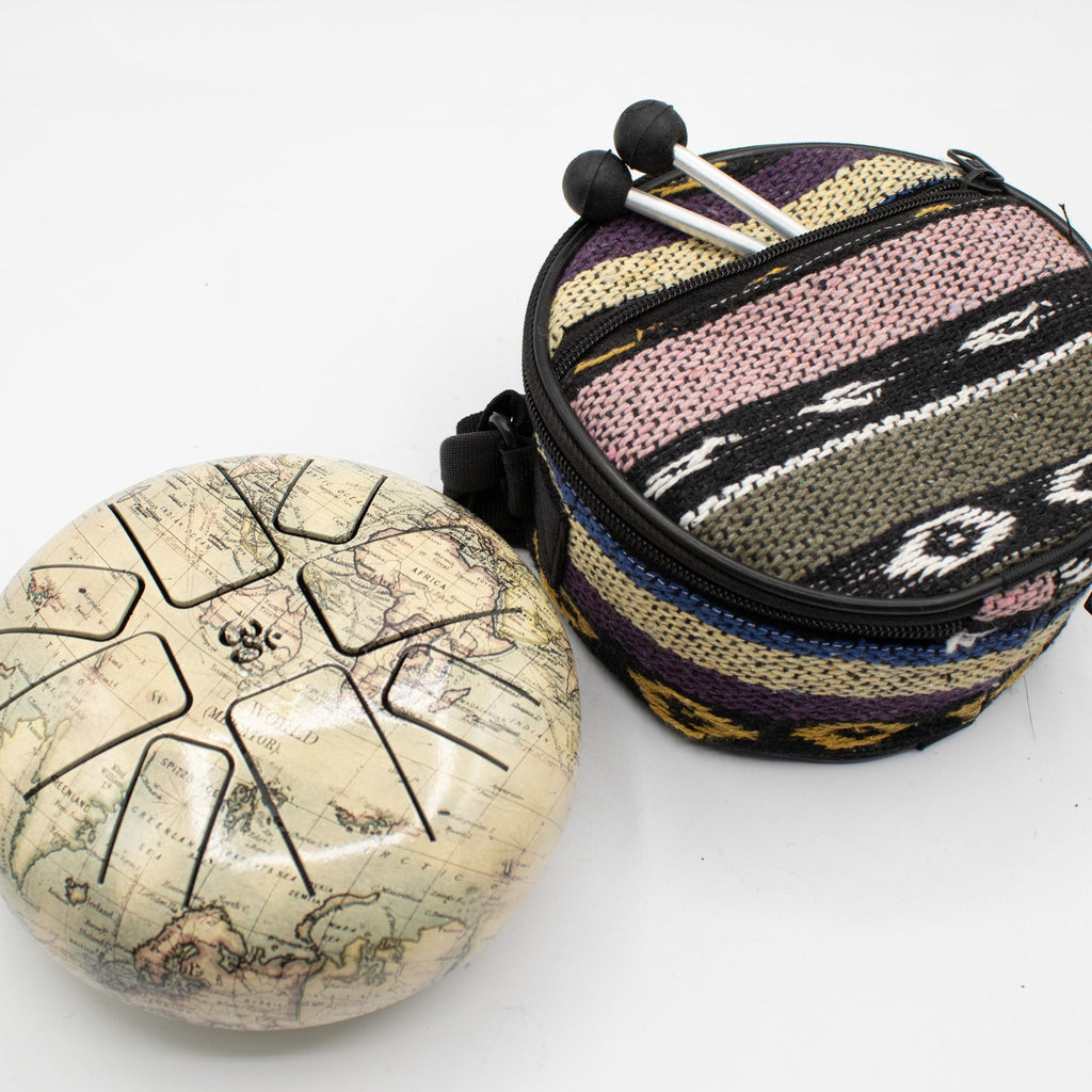 Nízký střední buben Happy Drum – Atlas – 14x7cm
