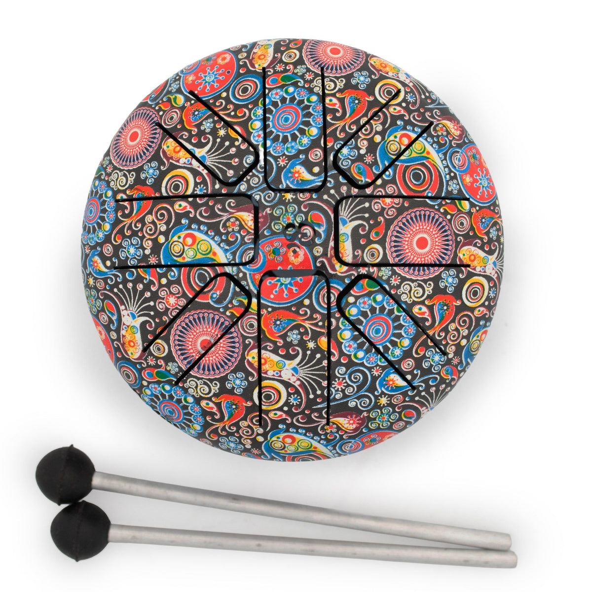 Kleine Happy Drum Mehrfarbig - 13x9cm