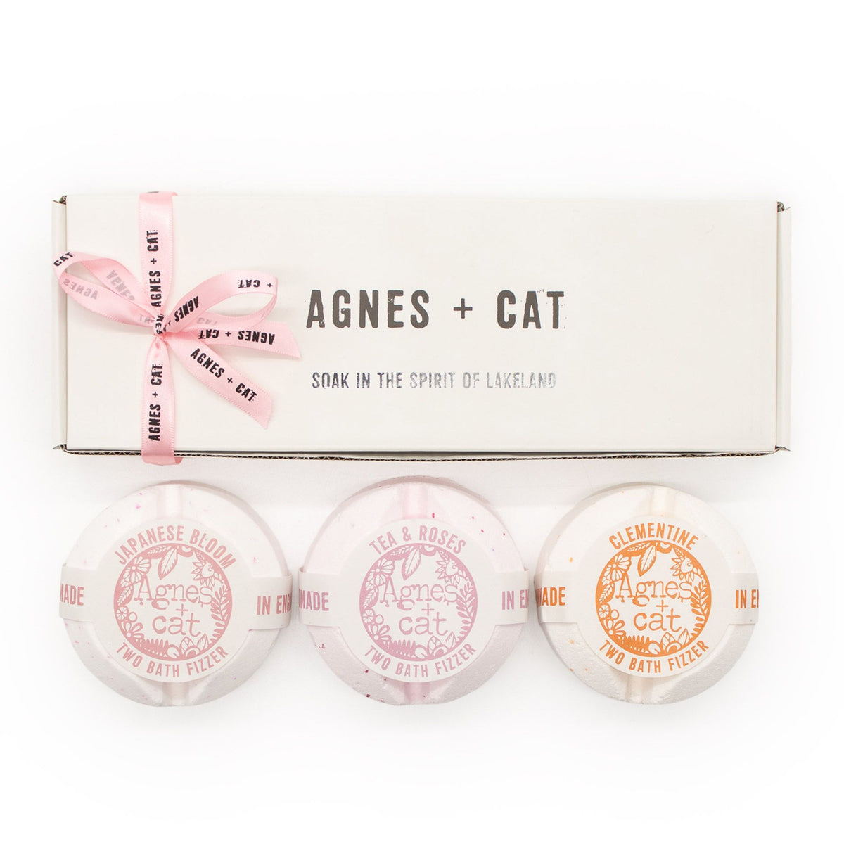 Agnes + Cat virágos és citrusos fürdőgolyó ajándékszett