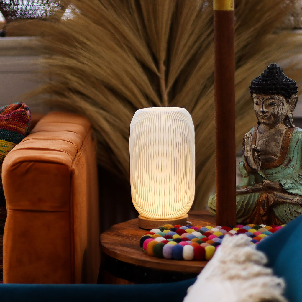 New Wave Lampe – USB – 3 Einstellungen – Modern gedreht