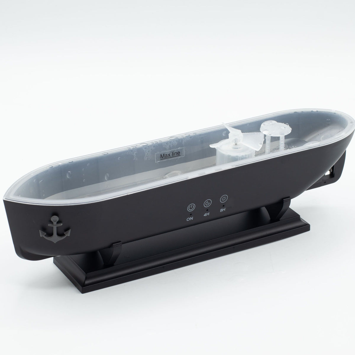 Aroma-Diffuser Schiffsmodell mit Dampfwolken-Effekt und farbwechselnder LED