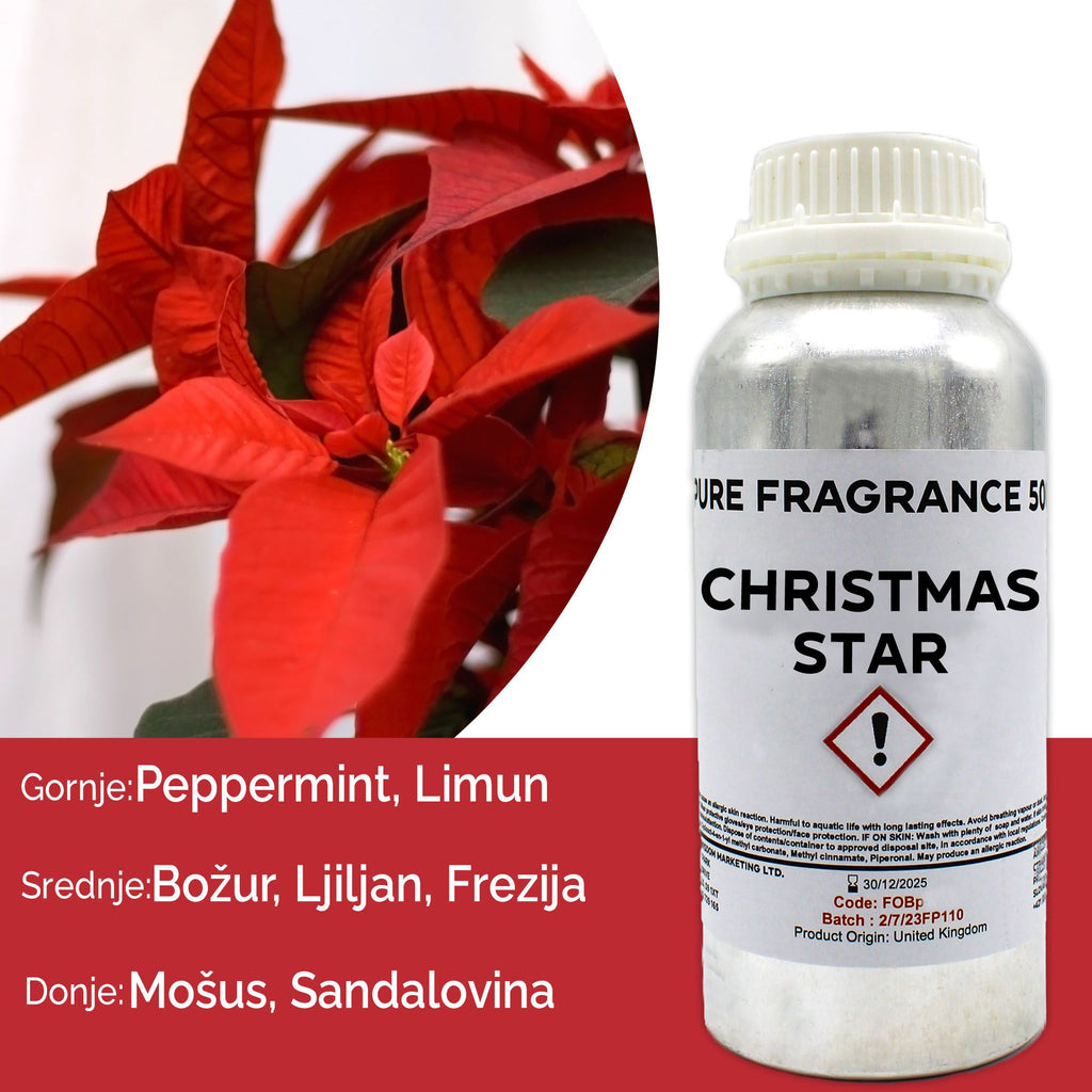 Karácsonyi csillag tiszta parfümolaj - 500 ml