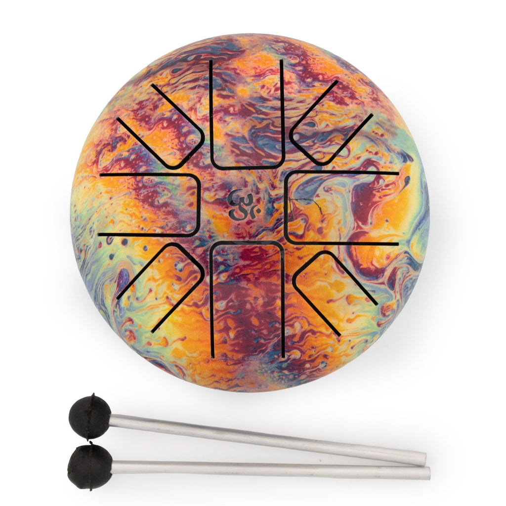 Nízky stredný Happy Drum Volcanic Splash – 14x7cm